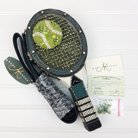 Mary Frances Tennis Racket '40 Love' Crossbody Bag - Picture 8 of 8